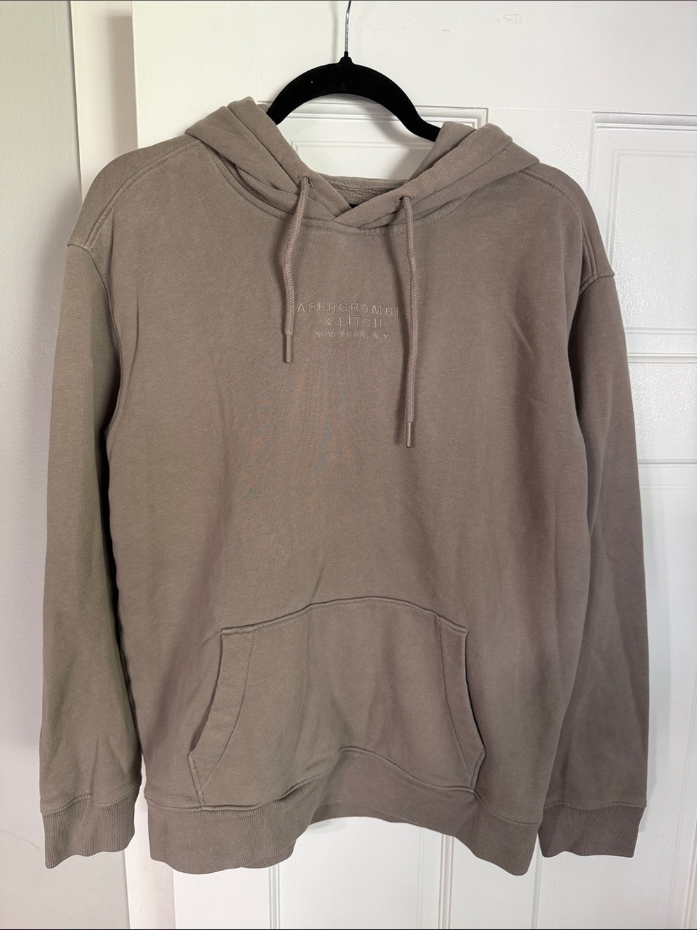 Abercrombie & Fitch Men's Hoodie - Taupe Brown